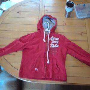 Red Aeropostle Zip Hoodie